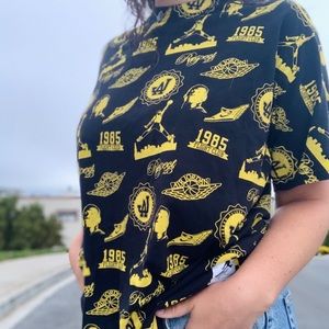 1985 Flight Club Logo FullPrint Tee